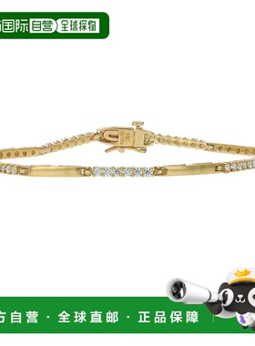 自营 vir jewels1 CT 钻石网球手链 14K 黄金 - 黄色 美国奥莱直