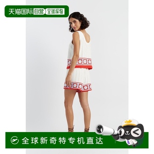 白色 自营 parker赤陶棉手工钩针短裤 chinti 美国奥莱直发