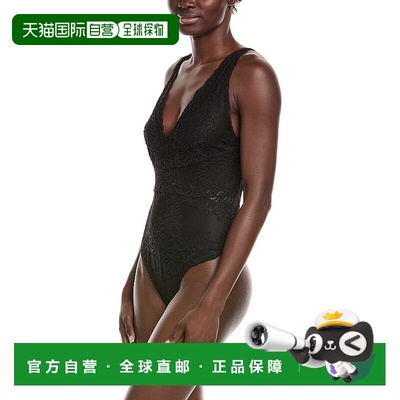 自营Natori Feathers Boudoir Bodysuit - black 美国奥莱直发