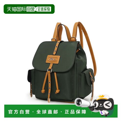 自营mia k collectionPaula Backpack for Women's olive 美国奥