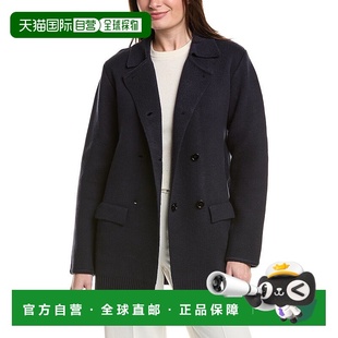 Long Polo Double Breasted blu 自营English Cardigan Factory