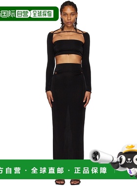 1h可退 香港直邮潮奢 TYRELL 女士 独家发售黑色三件装套装 Bande