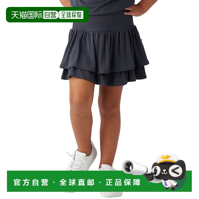 自营 Sol Angeles Rib Tier Skirt - black 美国奥莱直发