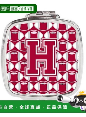 自营 Carolines Treasures CJ1065-HSCM 字母 H 足球深红色&正品