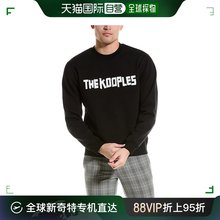 美国直邮 kooples 男士 男款 圆领下摆牛仔上衣 运动衫 the