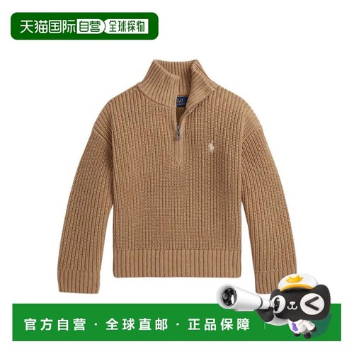 美国直邮POLO RALPH LAUREN - Girls Long-Sleeve Half-Zip Mock