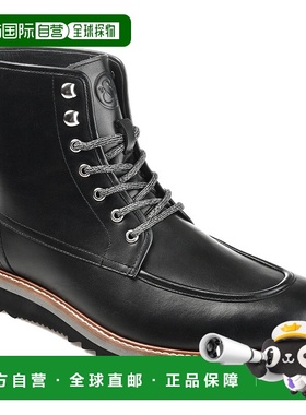 自营 Thomas & Vine Mitchell Moc Toe 踝靴 - 黑色 美国奥莱直发