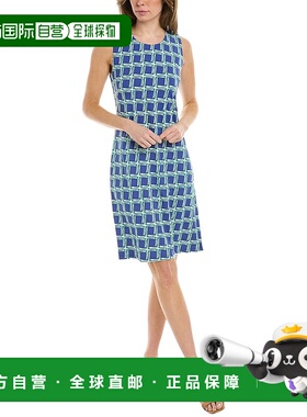 自营 J.McLaughlin Sophia Catalina 布连衣裙 - 蓝色 美国奥莱直