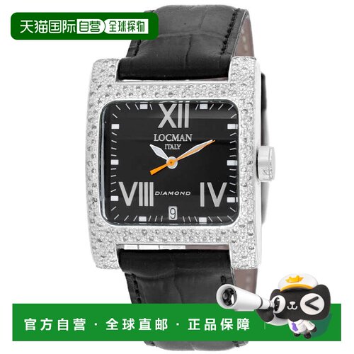 自营Locman Women's Classic Black Dial Watch - black 美国奥莱