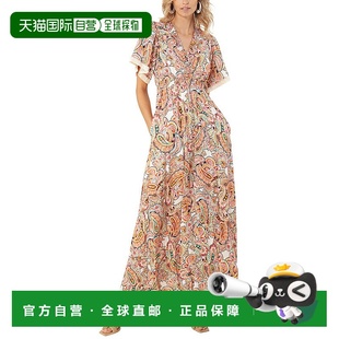 象牙色 Bob亚麻长裙 美国奥莱直发连衣裙 Hale 自营