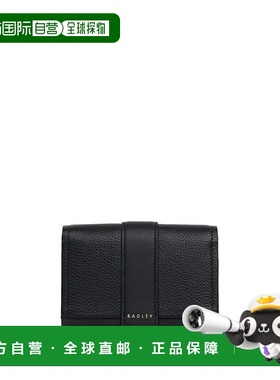 自营radleySloane Mews Medium Flapover Wallet - black 美国奥