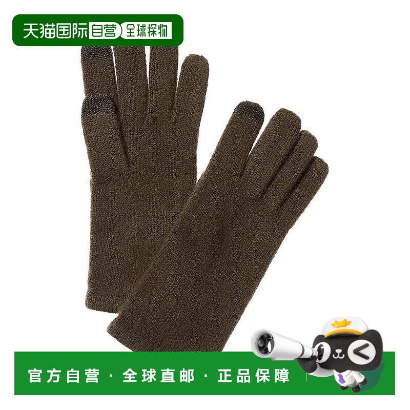 自营sofiacashmere Touch Screen Cashmere Glove - green 美国奥
