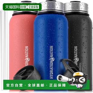 Nation kitchenHydration 保温水瓶 蓝色 自营 盎司 zulay
