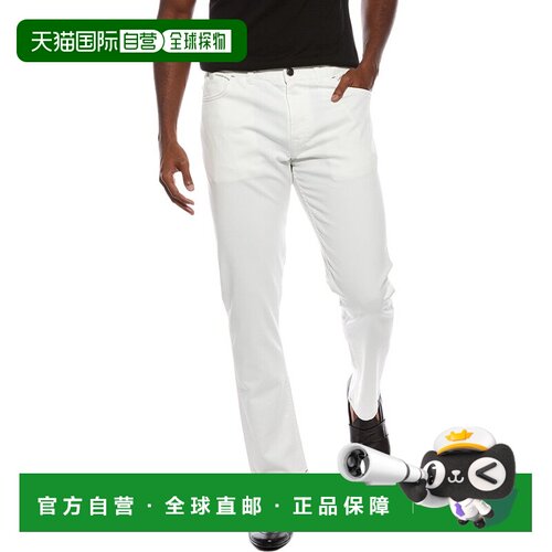 自营ISAIA Slim Straight Pant - white 美国奥莱直发