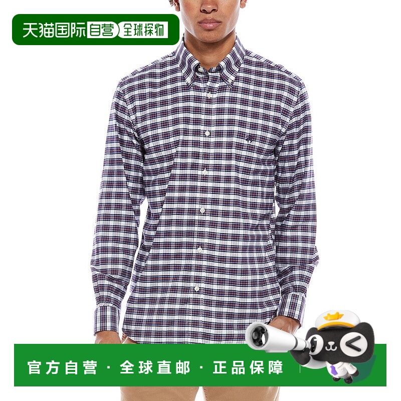 自营Brooks Brothers Regular Fit Oxford Shirt - red 美国奥莱