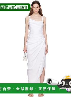 1h可退 香港直邮潮奢 Jacquemus 女士 白色 Le Papier 系列 La Ro