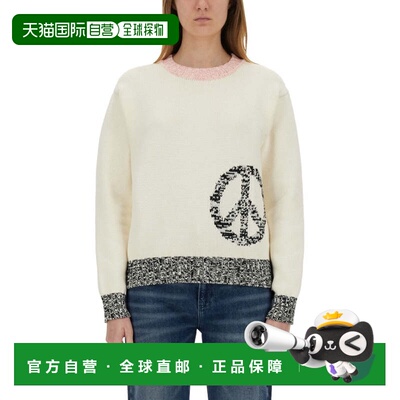 自营moschinoRelaxed Fit Sweater With Unique Inlay Pattern -