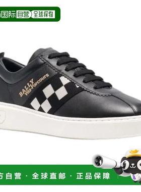 自营 Bally Vita Parcours 6239633 Men's Black Calf Plain Leat