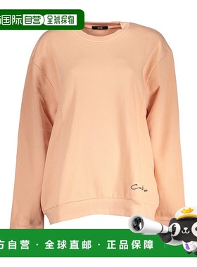 自营 Cavalli Class优雅长袖羊毛女式运动衫-粉红色 美国奥莱直发