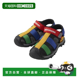 自营 日潮 MIKIHOUSE机能风包头凉鞋三段12-9401-689