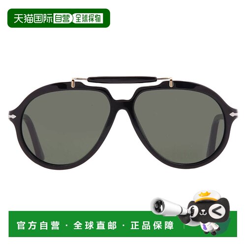 自营Persol Green Pilot Unisex Sunglasses PO0202S 95/31 57 -
