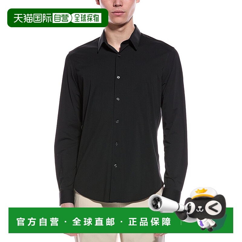 自营Theory Rammy Motion Shirt - black 美国奥莱直发