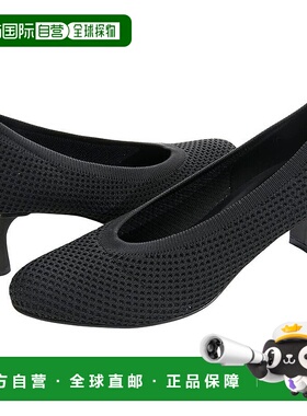 自营 Vaneli Darrie Pump女式10黑色弹力针织块跟拖鞋FZP199-黑色