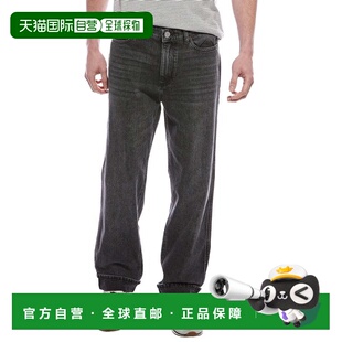 自营DL1961 Noah Nightshade翻边直筒牛仔裤-灰色 美国奥莱直发