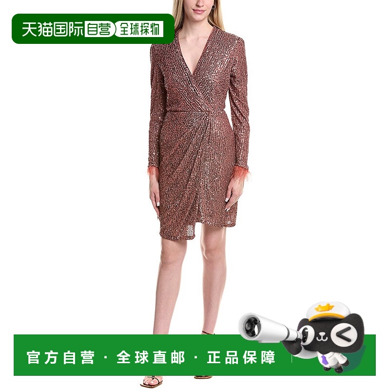 自营Nicole Miller Mini Dress - pink 美国奥莱直发