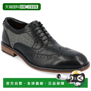 自营Thomas & Vine Alister Wingtip 牛津鞋 - 黑色 美国奥莱直发