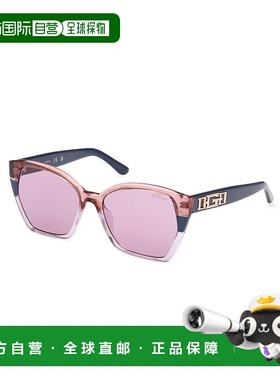 自营Guess Resin Women's Sunglasses - blue 美国奥莱直发太阳镜