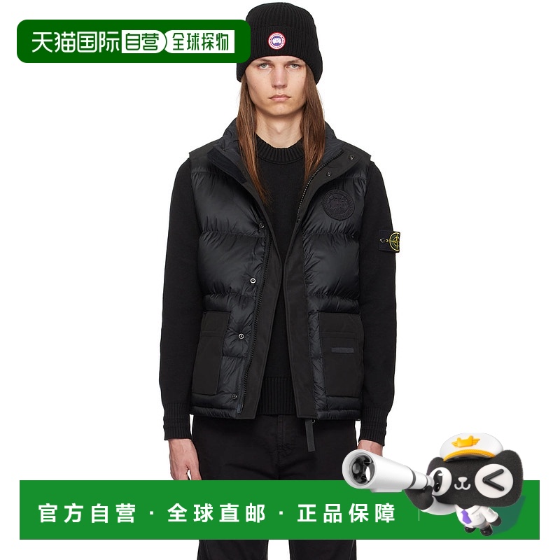 1h可退 香港直邮潮奢 Canada Goose 加拿大鹅 男士 黑色 Paradigm