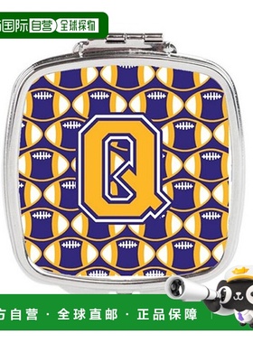 自营 Carolines Treasures CJ1064-QSCM 字母 Q 足球紫色和正品