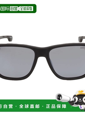 自营Carrera Silver Mirror Square Men's Sunglasses CARRERA DU