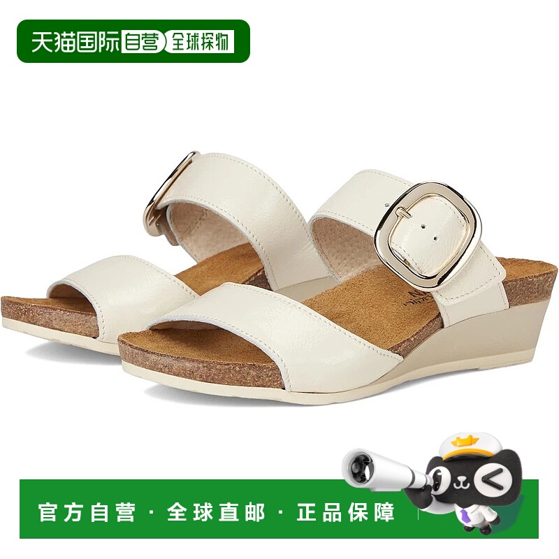 自营Naot Magic 104123-HAR Sandals Women's Ivory Leather Open