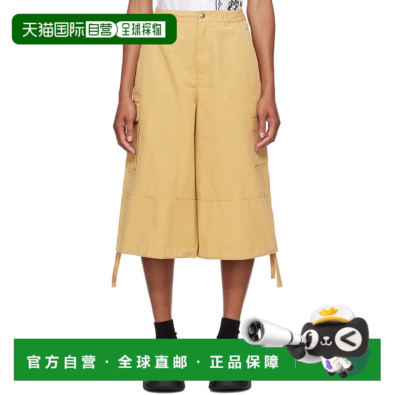 1h可退 香港直邮潮奢 YMC 女士 黄色 Venice 长裤 Q4WAO beige米