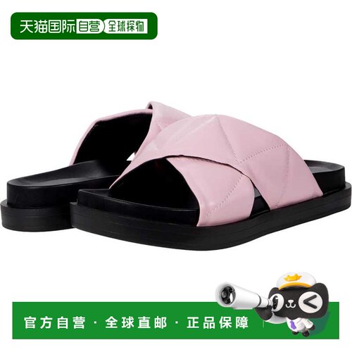 自营Aerosoles Linney Slide凉鞋粉红色皮革LINNEY-860女士-粉红
