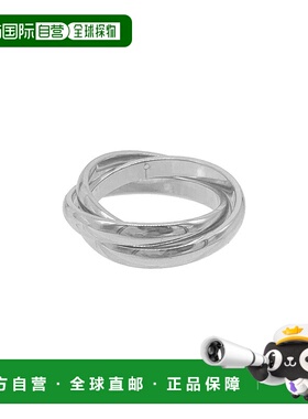 自营adorniaTarnish Resistant Silver Plated Interlocking Ring