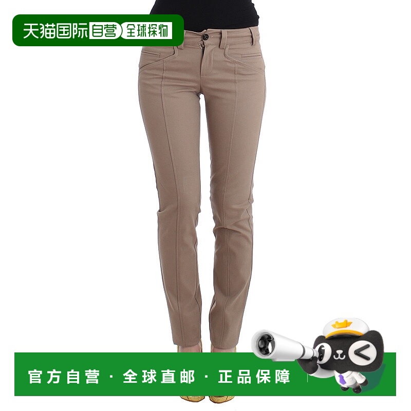 自营Cavalli Class Dress Skinny Slim Straight Chinos Women's
