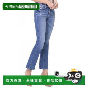 flying 中蓝色 monkey女式 靴型弹力牛仔裤 美 中蓝色低腰修身 自营
