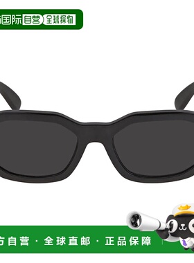 自营Versace Dark Gray Geometric Unisex Sunglasses VE4361 536