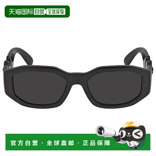 自营Versace Dark Gray Geometric Unisex Sunglasses VE4361 536
