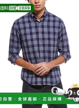 自营Robert Talbott Hardy Shirt - blue 美国奥莱直发