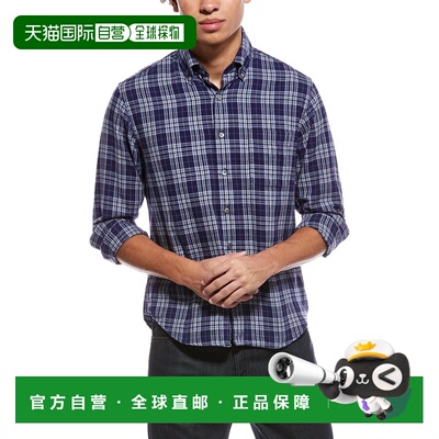 自营Robert Talbott Hardy Shirt - blue 美国奥莱直发