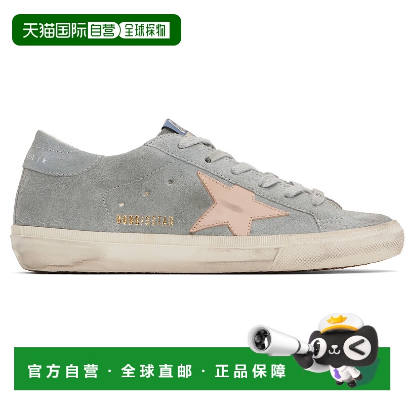 1h可退 香港直邮潮奢 GOLDEN GOOSE 女士 灰色 Super Star Double