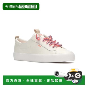 自营Keds Kickback Sneakers White Leather Slip On Casual Shoe