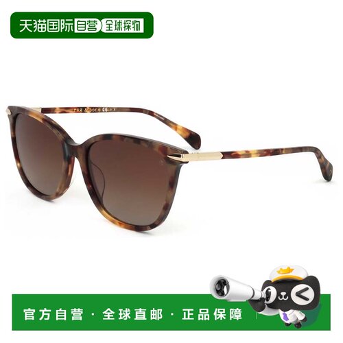 自营rag & boneRag&Bone女式55毫米金色哈瓦那太阳镜-金色哈瓦那