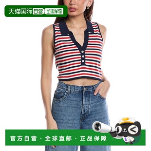 Linen Blend Polo 自营 white Rib Tank 美国奥莱直发条纹 Onia