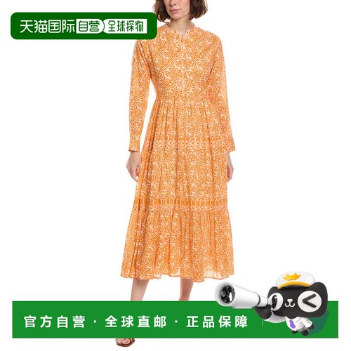 自营Ro's Garden Diwali Maxi Dress - orange 美国奥莱直发