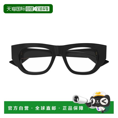 自营bottega venetaBv1279o Angular猫眼眼镜-黑色 美国奥莱直发